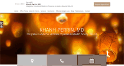 Desktop Screenshot of perrinmd.com