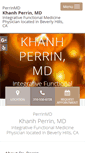 Mobile Screenshot of perrinmd.com