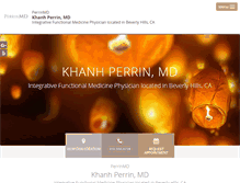 Tablet Screenshot of perrinmd.com